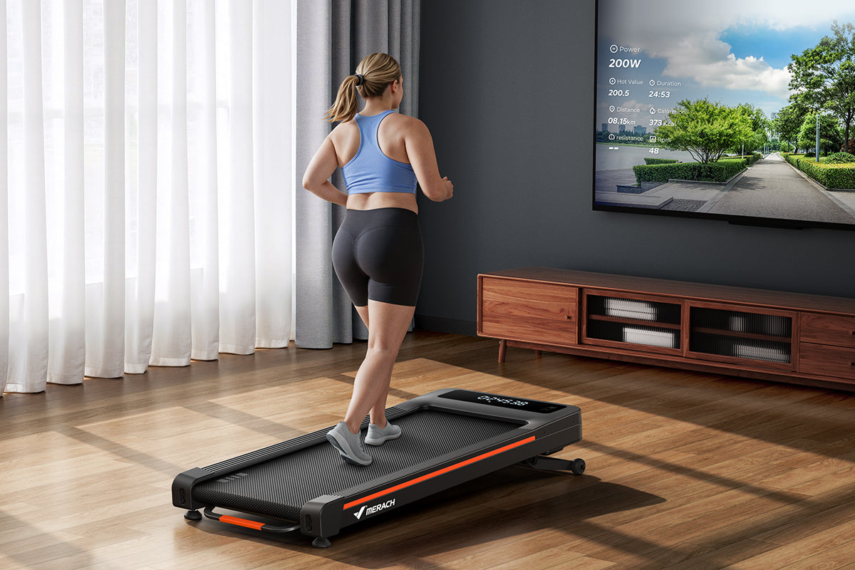 MERACH NovaWalk W50 Trekpad with 12% Auto Incline – The Best Compact Home Treadmill for Your Fitness Goals