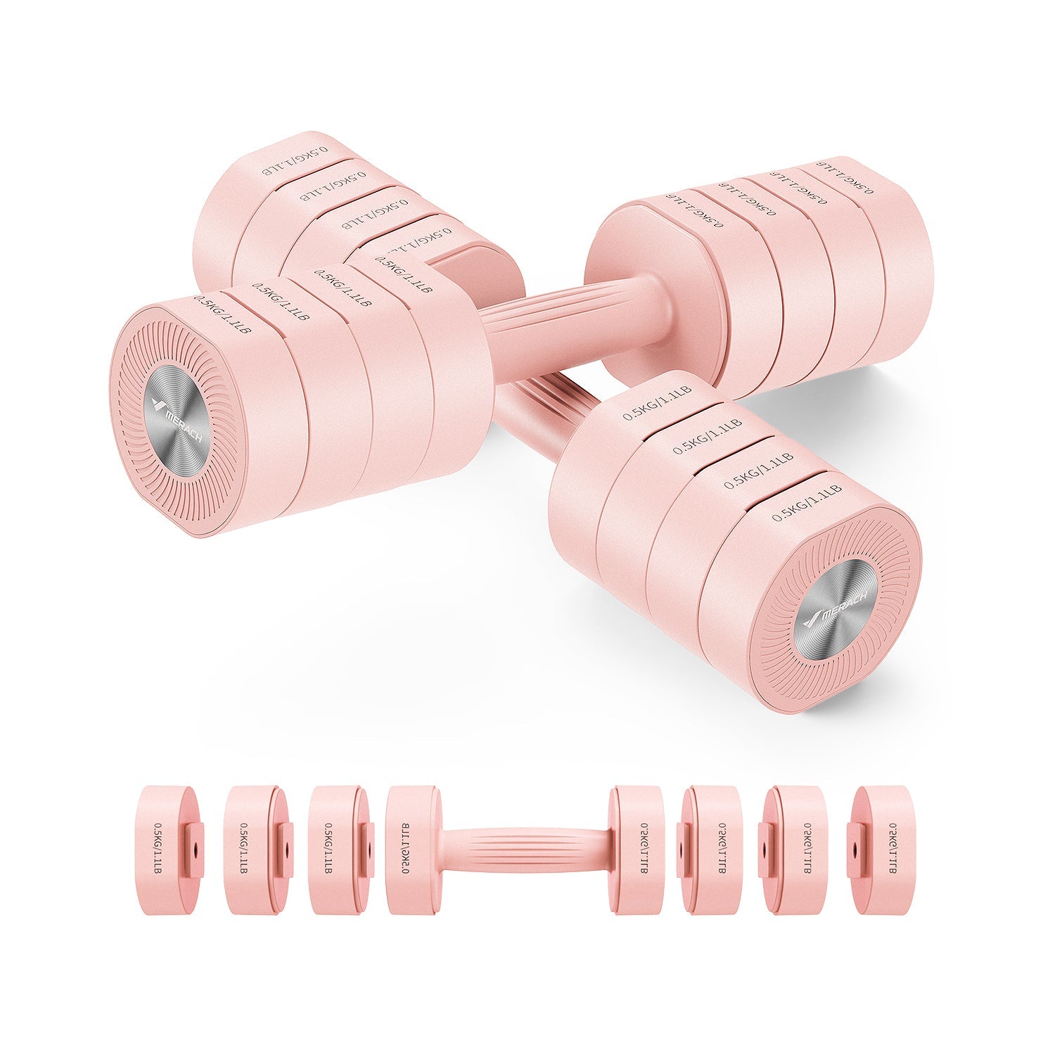 Merach 2444 4 in 1 Dumbbells