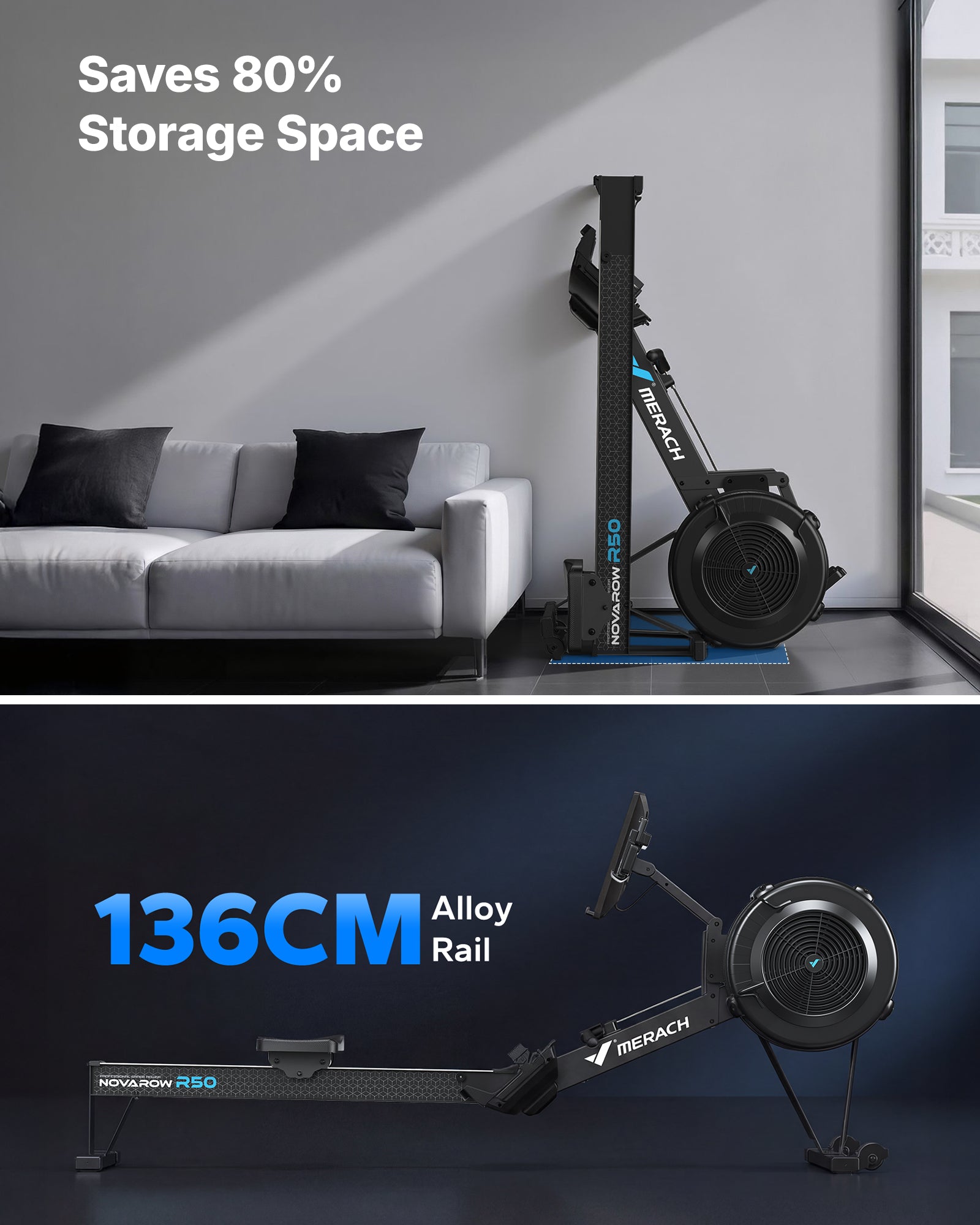 Merach R50 Air Rowing Machine