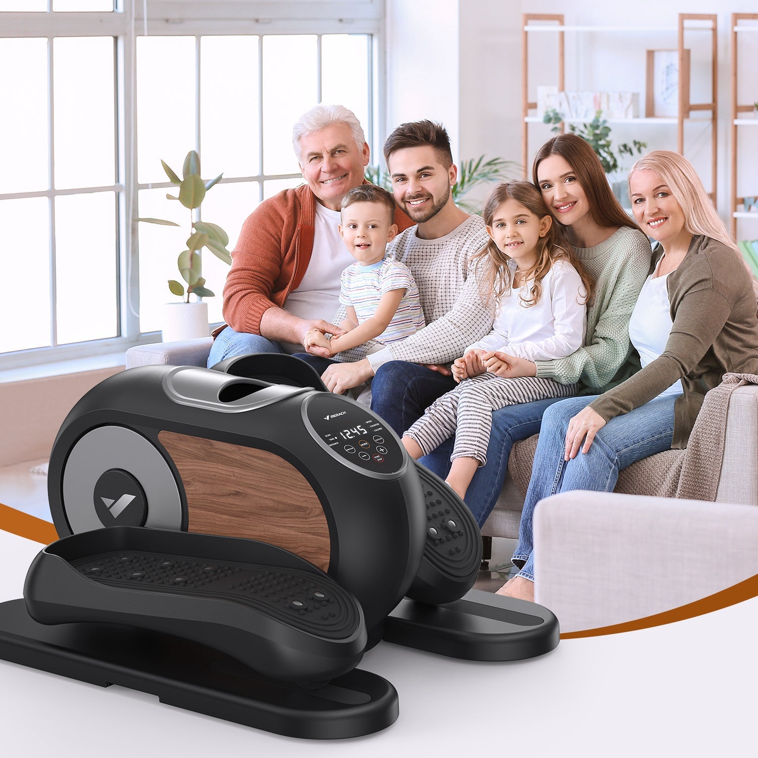 Merach E32B1 Mini Elliptical Trainer