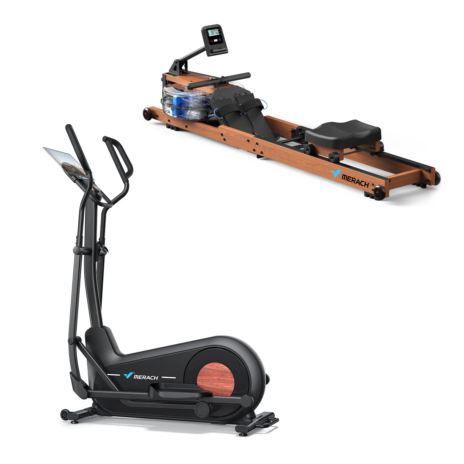Family Package Elliptical Trainer & Rower