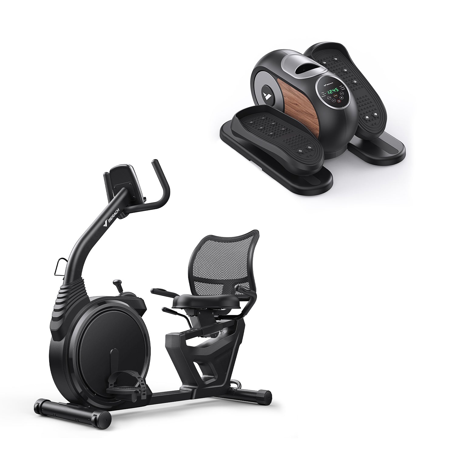 Family Package Exercise Bike & Elliptical Trainer