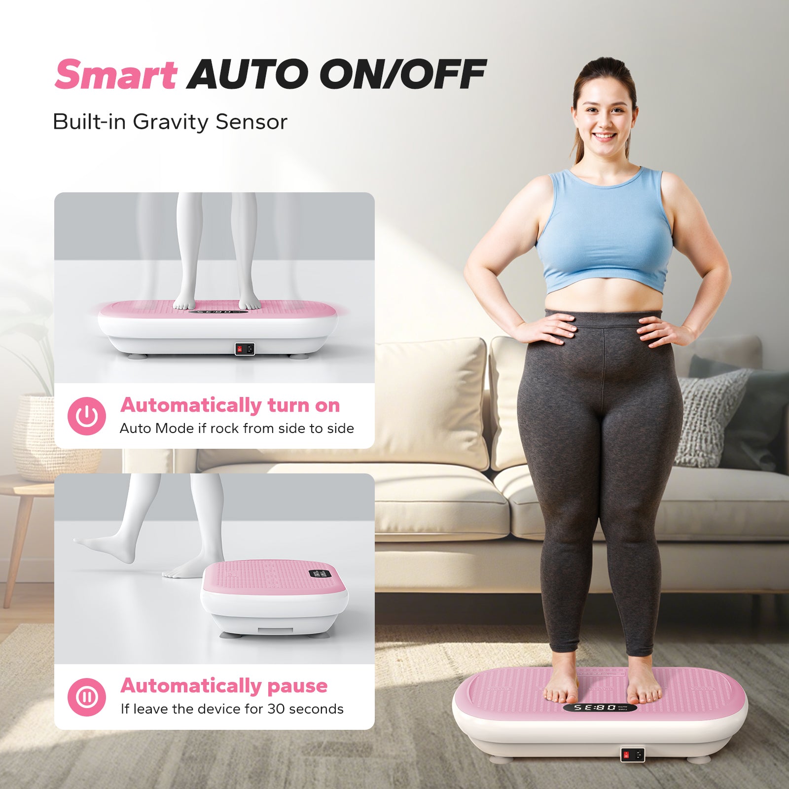 Merach 2440 Vibration Plate with 200 KG Weight Capacity