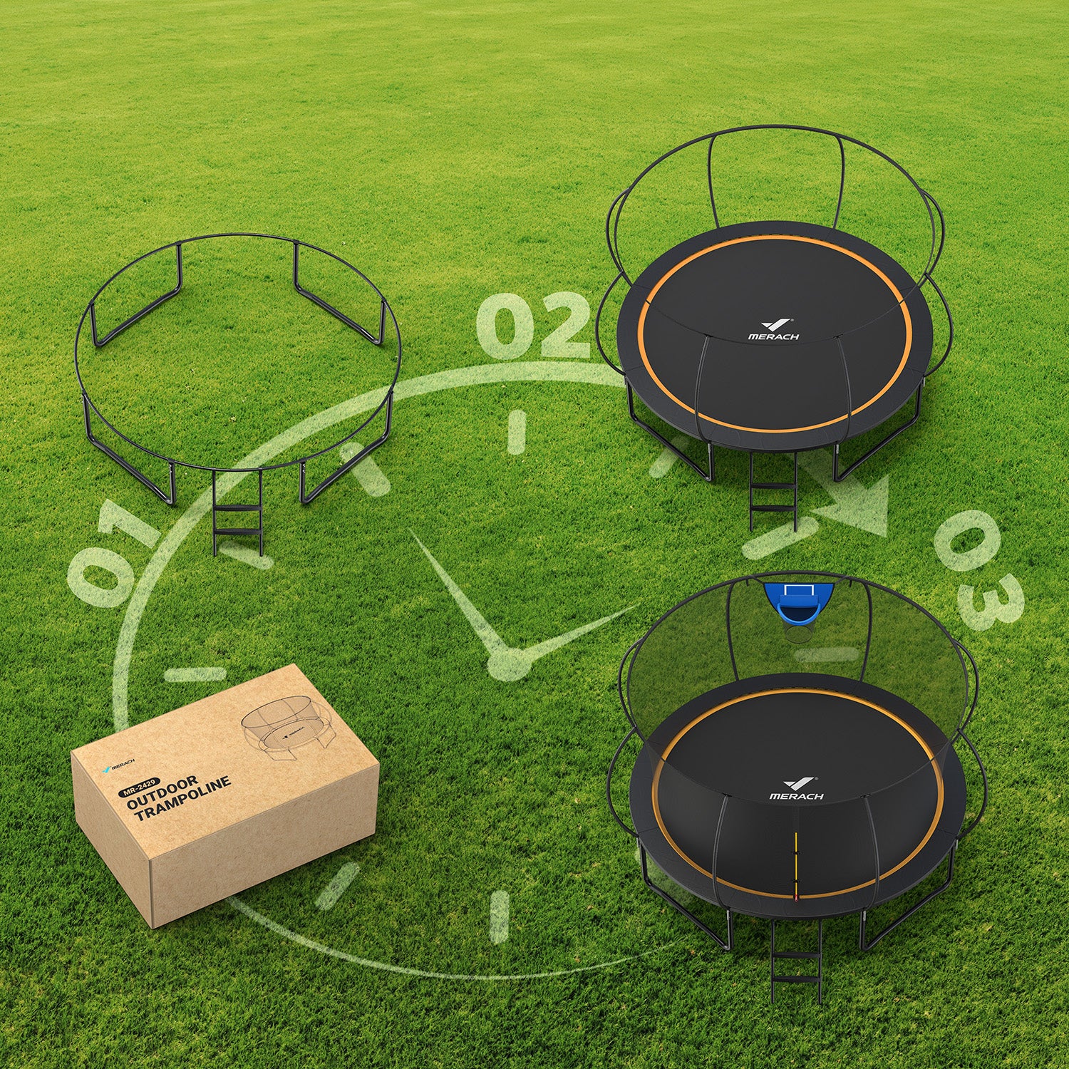 Merach 2429 Outdoor Trampolines