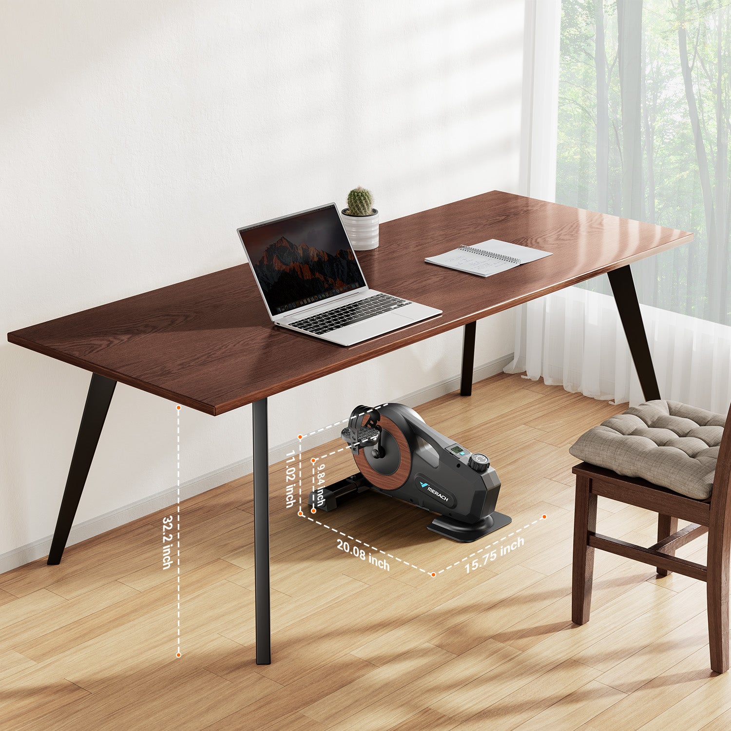 Merach E43B2 Mini Elliptical Trainer