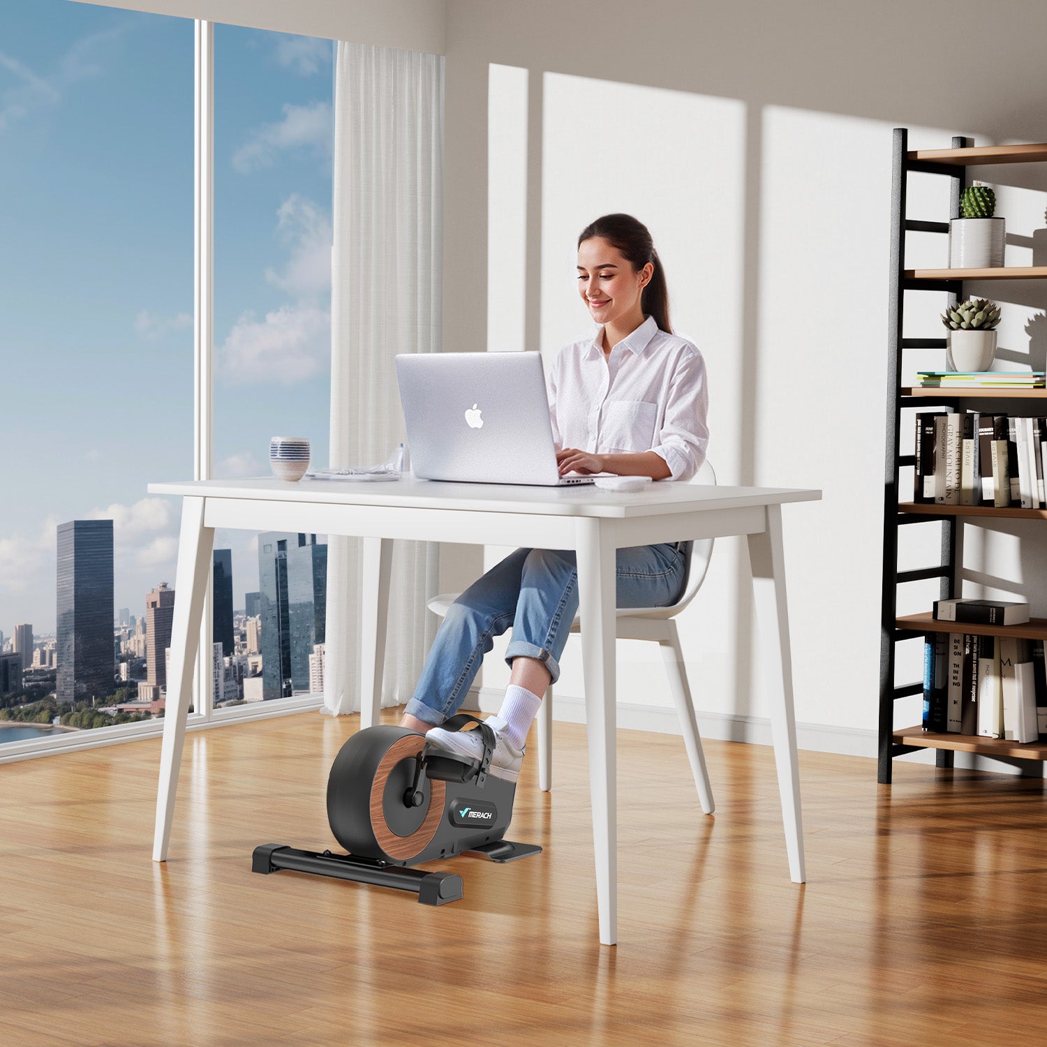 Merach E43B2 Mini Elliptical Trainer