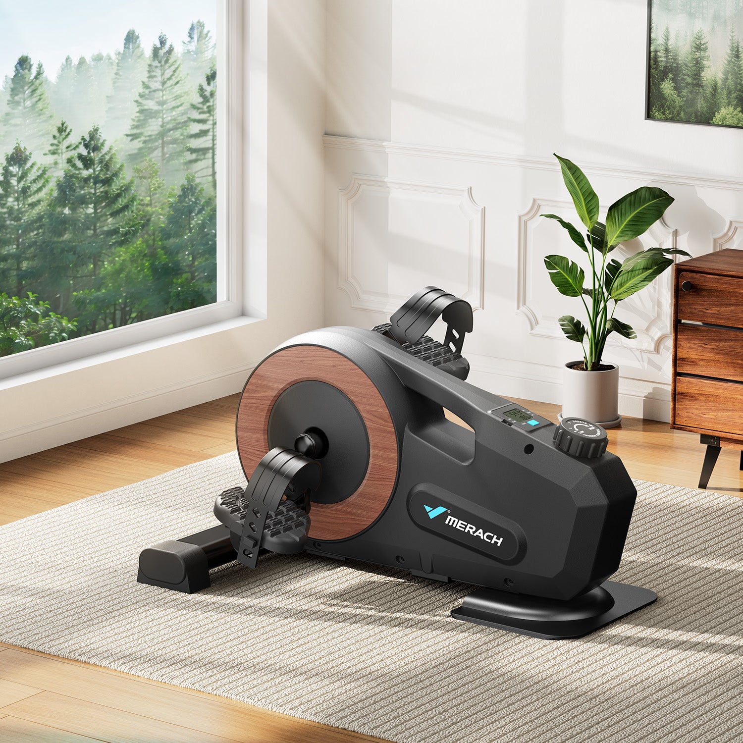 Merach E43B2 Mini Elliptical Trainer