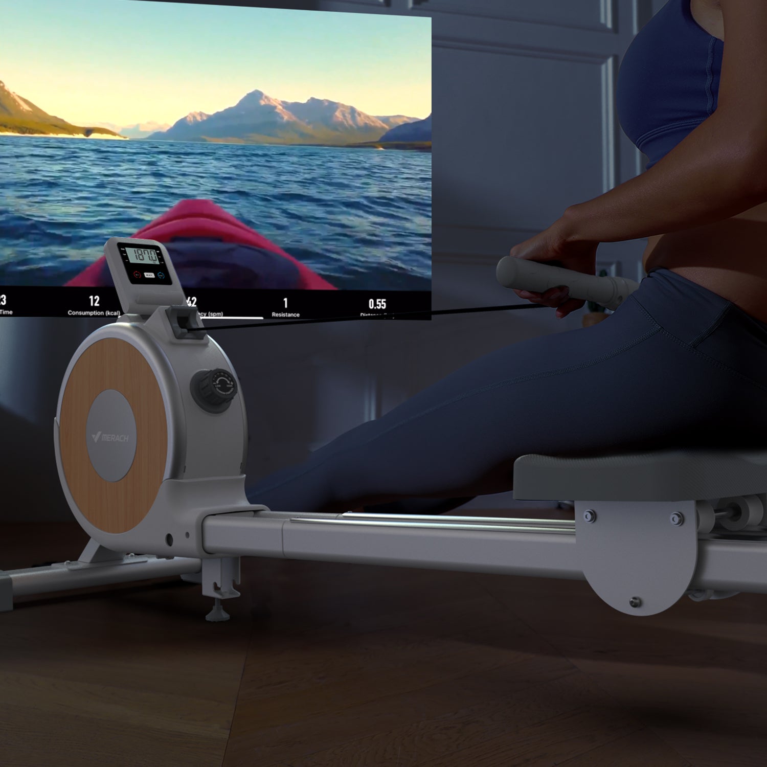 Merach Q1SW Magnetic Rower