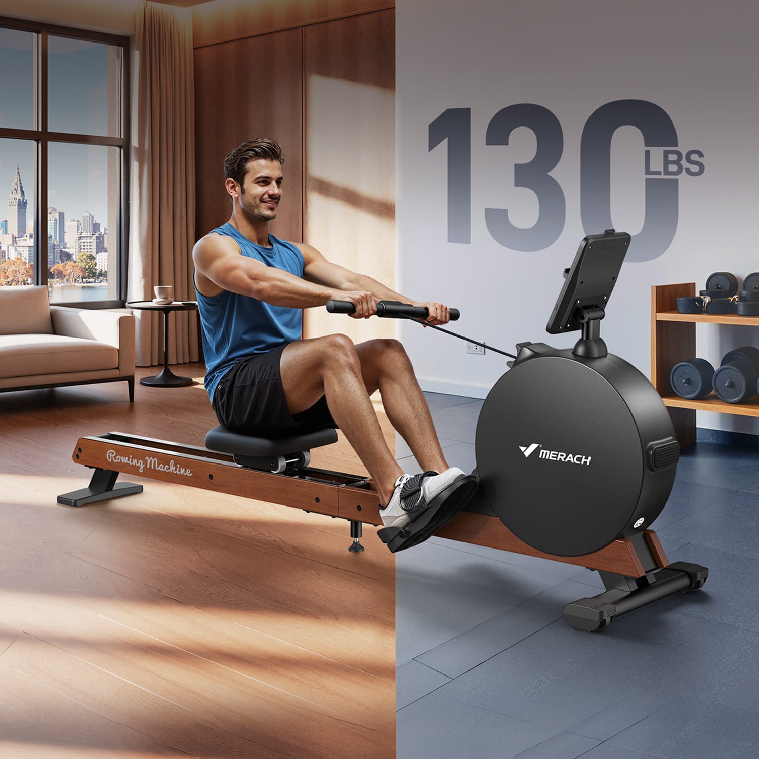 Merach Q3 Magnetic Rowing Machine