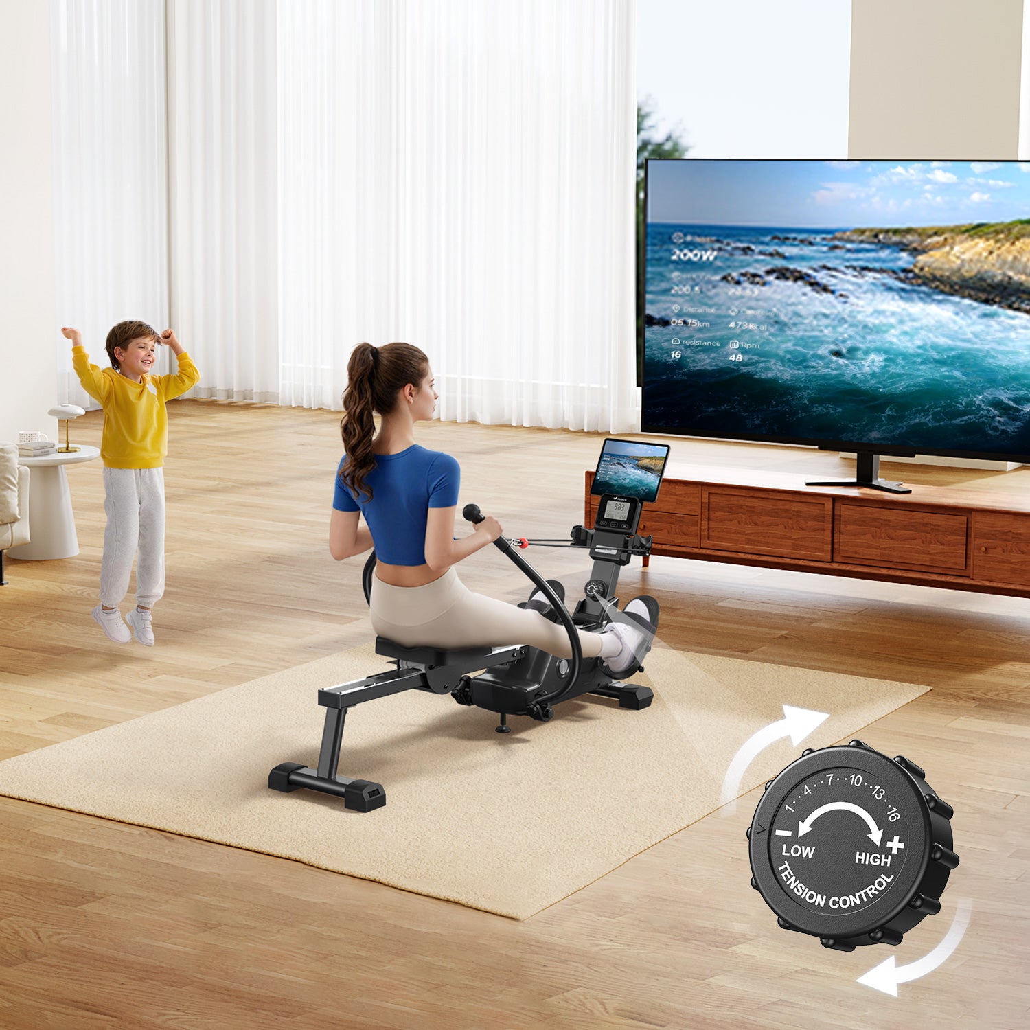 Merach R26B1 Magnetic Rower