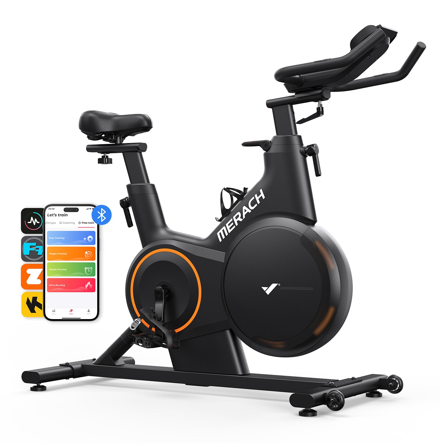 Merach S28B1 Exercise Bike with ±6° Incline