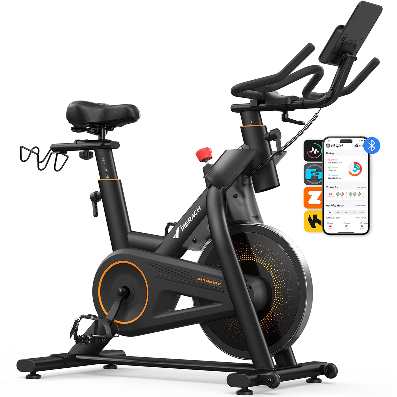 Merach S29B1 Exercise Bike 350 lbs Max Capacity