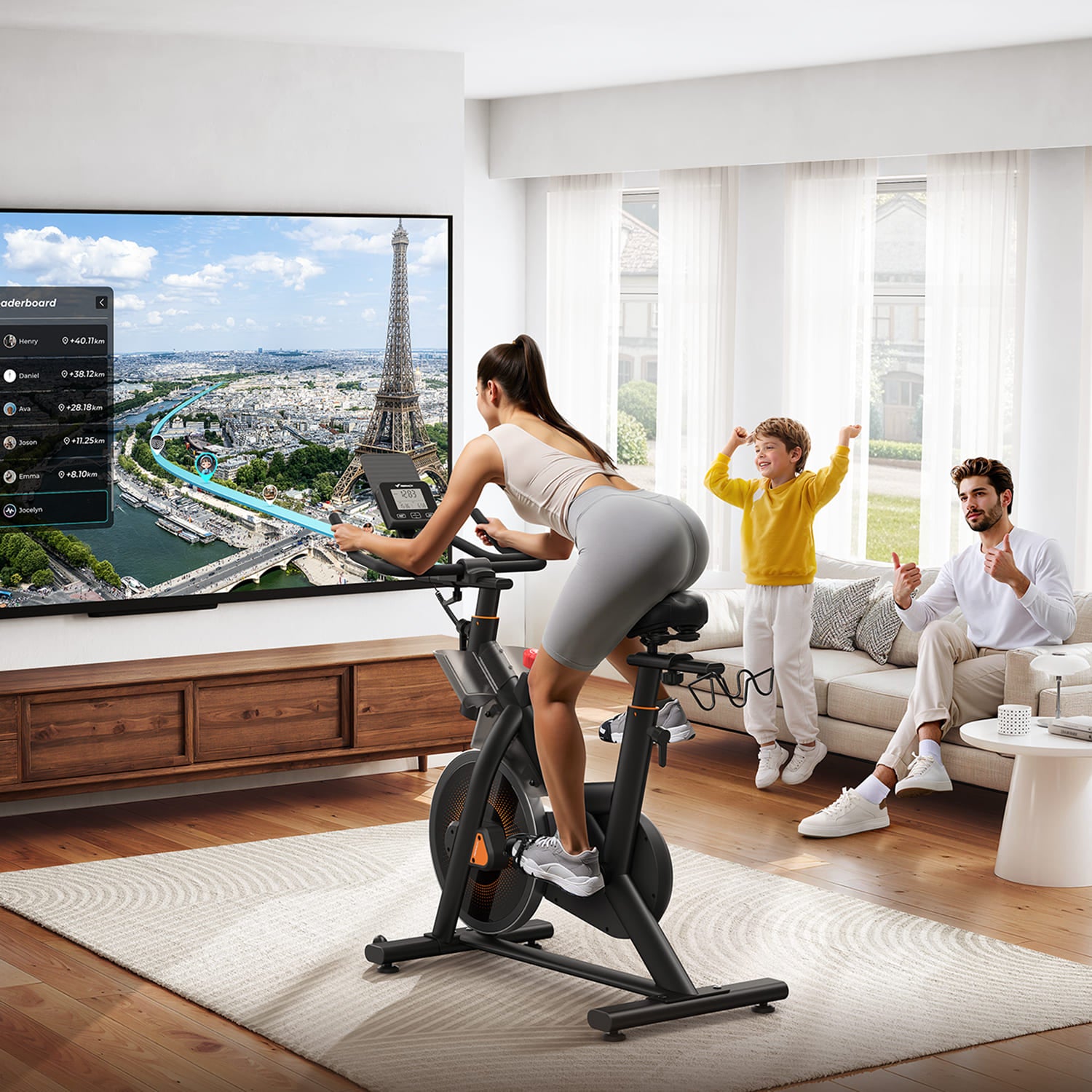 Merach S29B1 Exercise Bike 350 lbs Max Capacity