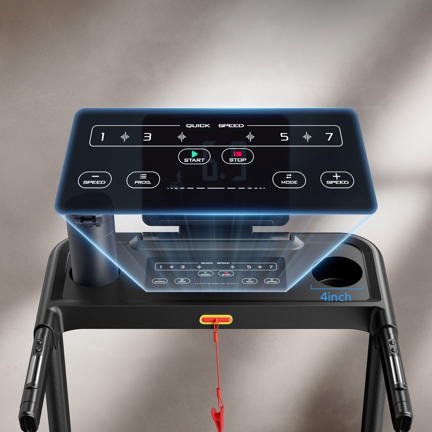 Merach T12B2 Foldable Treadmill with 15% Auto Incline