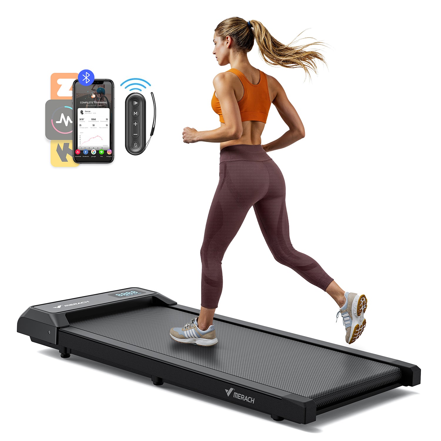 Merach T21B1 3-in-1 Treadmill-3