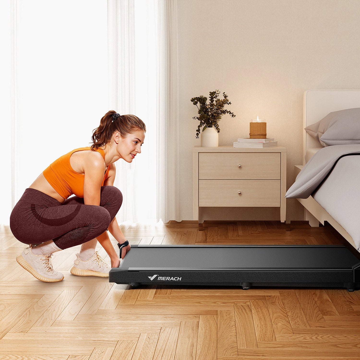 Merach T21B1 3-in-1 Treadmill-6