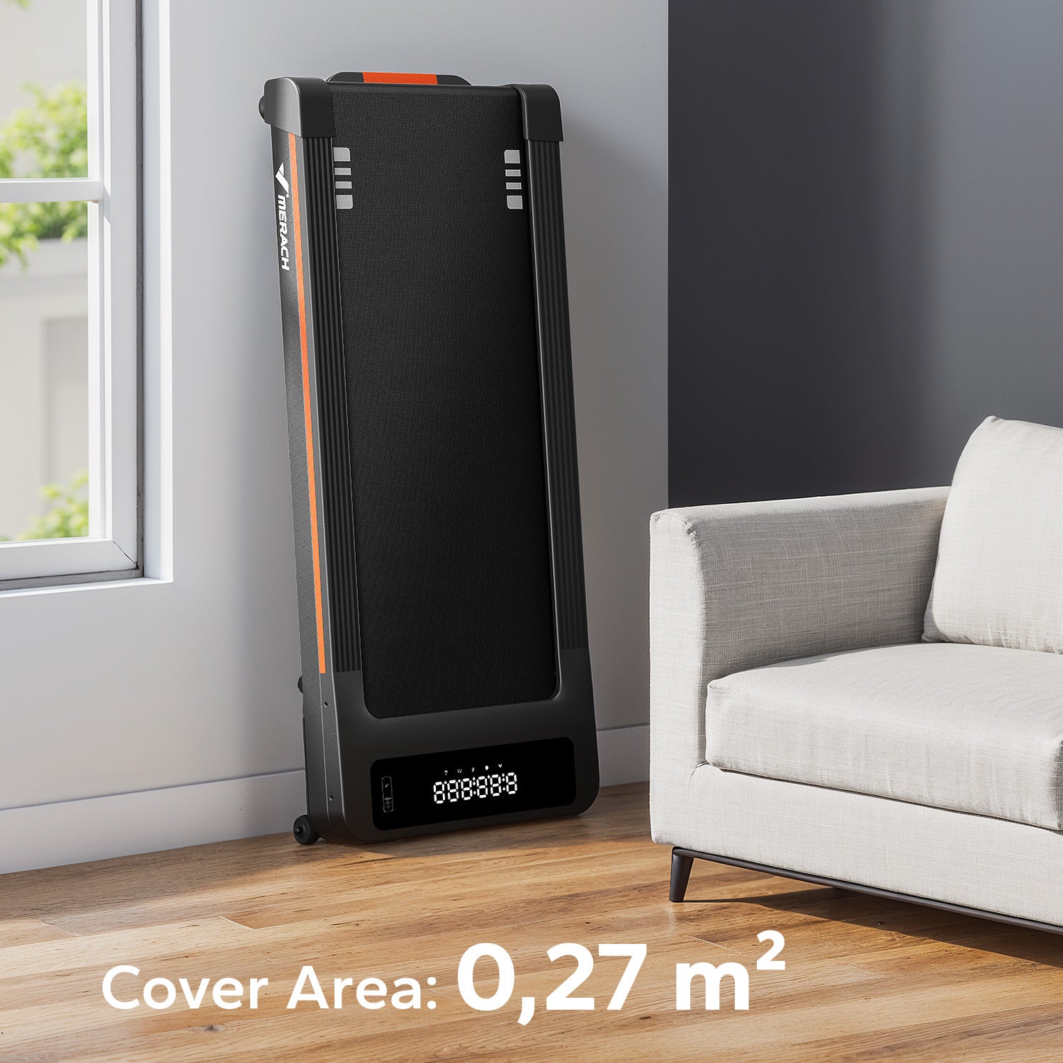 Merach W50 Treadmill with 12% Auto Incline