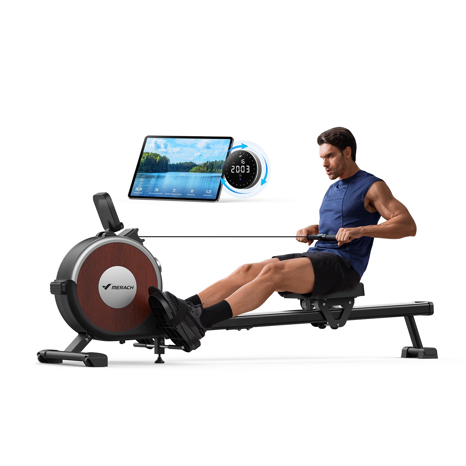 Merach Q1S Pro Magnetic Rowing Machine