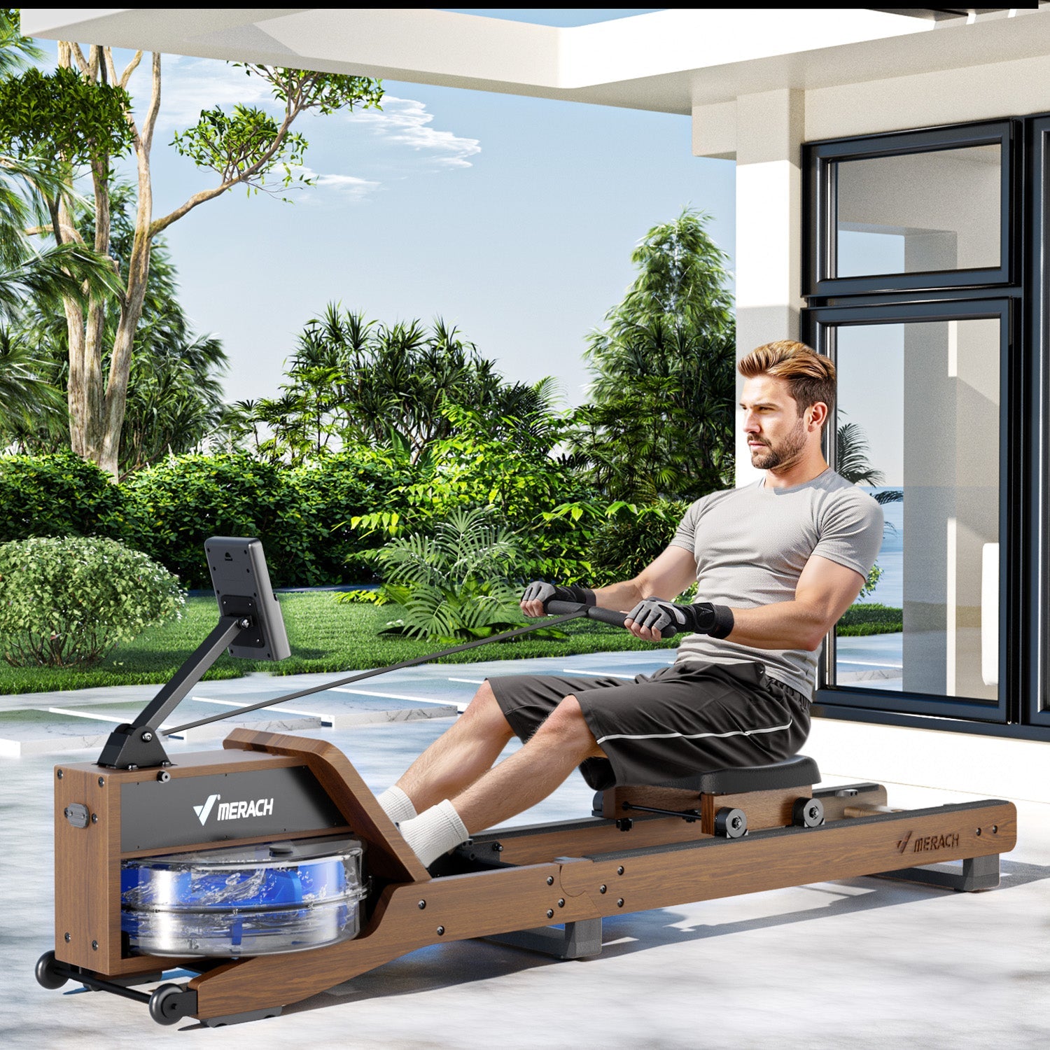 Merach R23R1 Water Rowing Machine