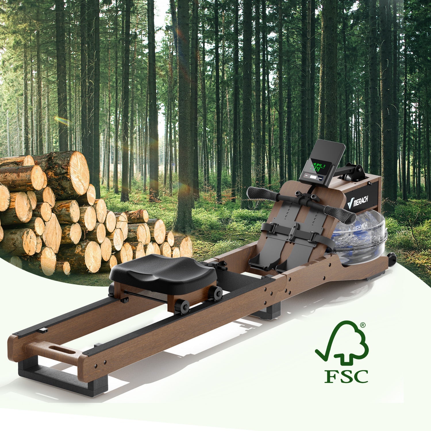 Merach R23R1 Water Rowing Machine