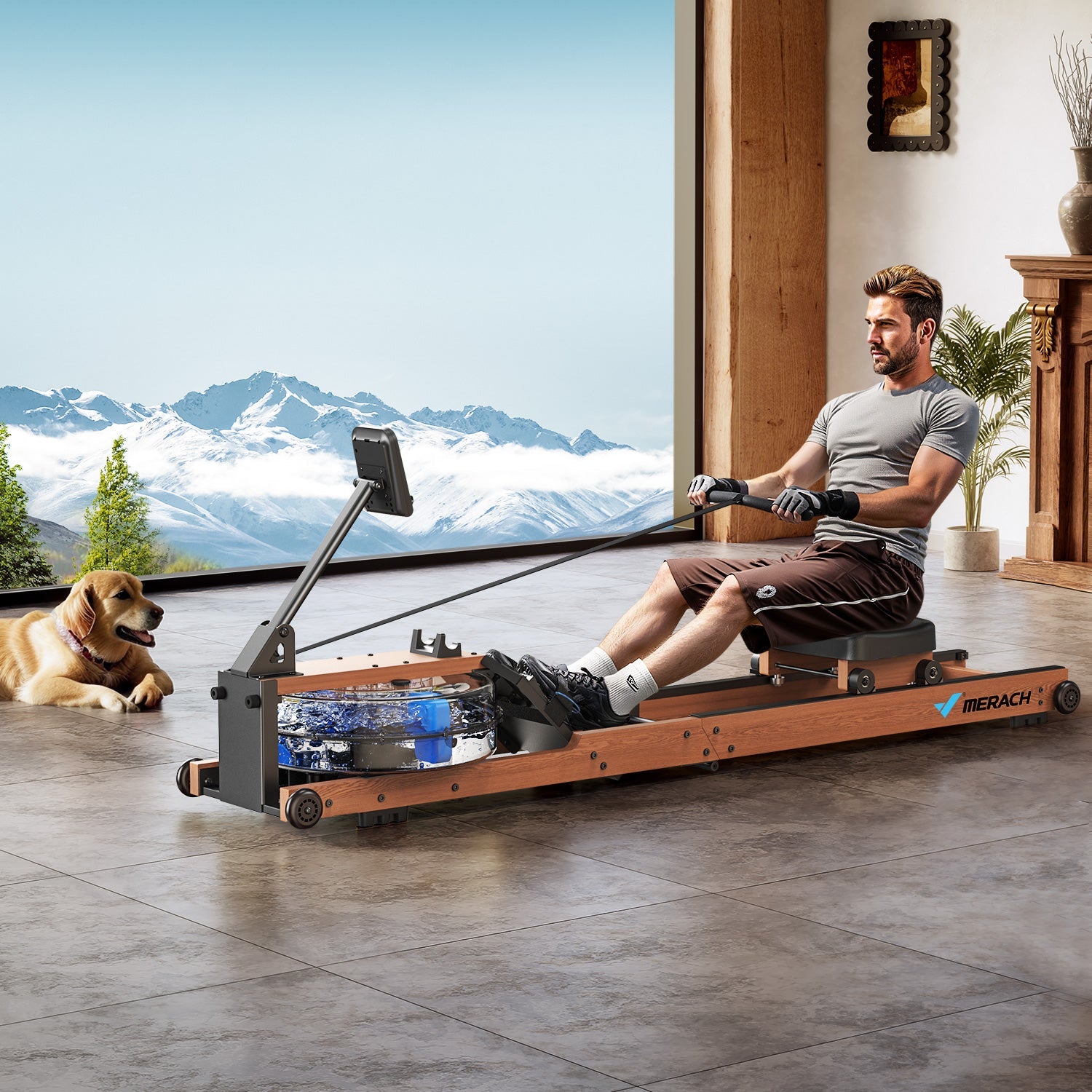 Merach R28R1 Water Rowing Machine