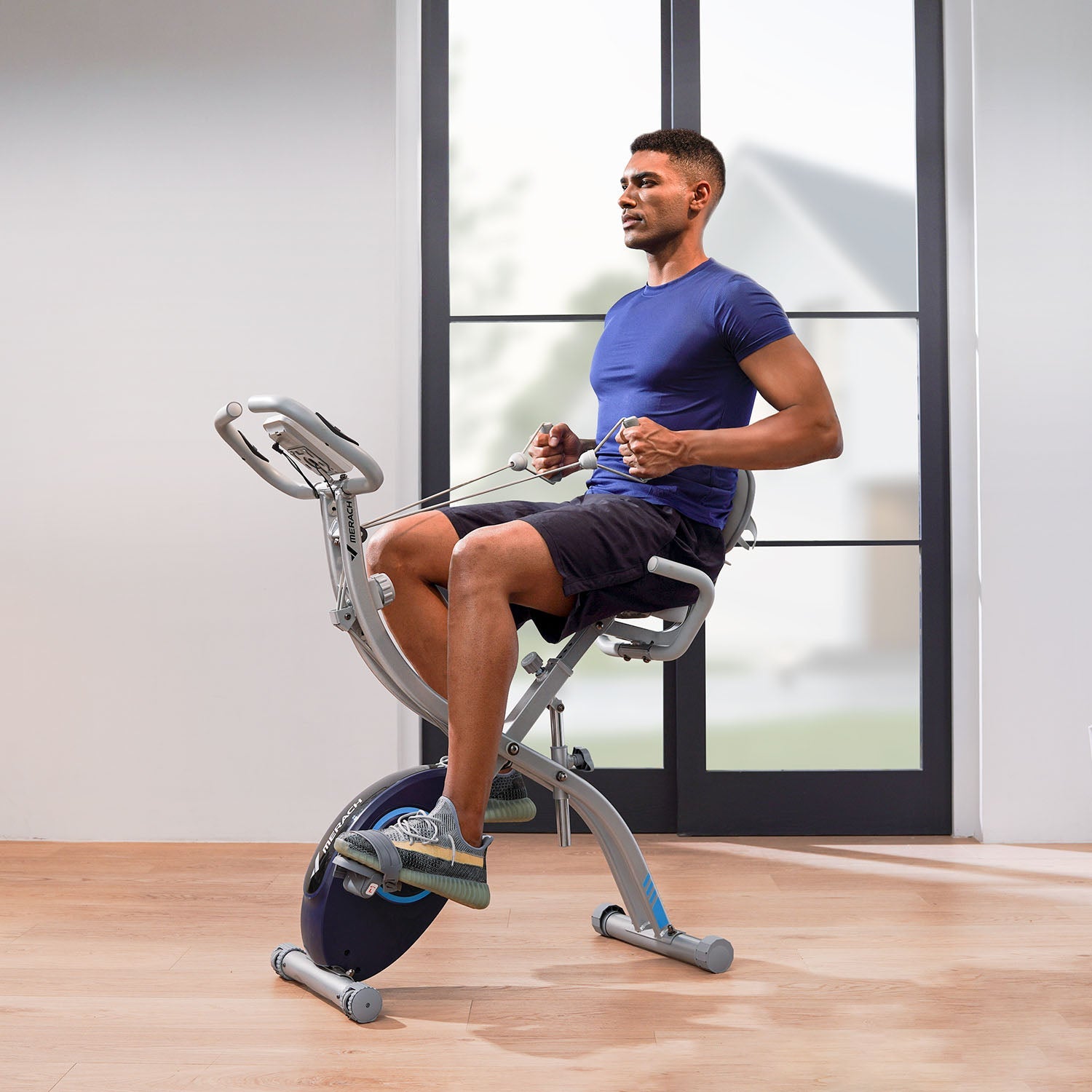 Merach S15H1 4-in-1 Home Exercise Bike Silver