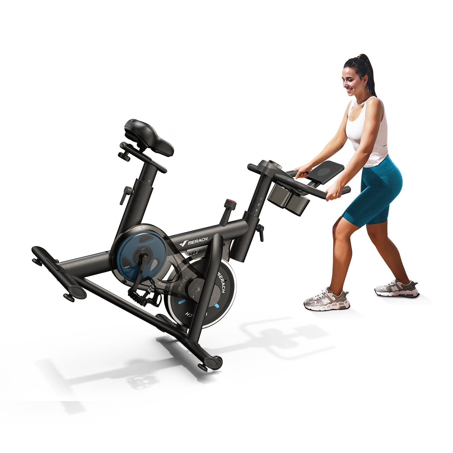 Merach S26B1 Indoor Exercise Bike Black