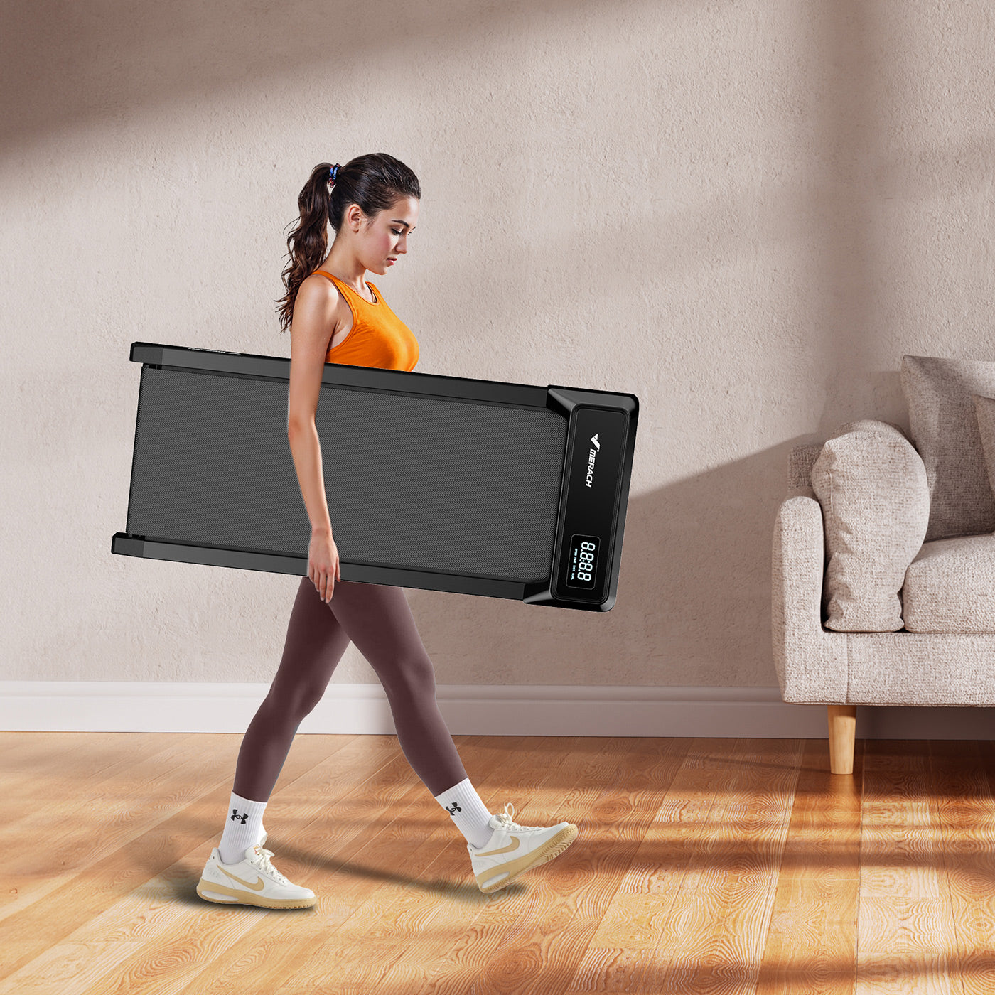 Merach T21B1 3-in-1 Treadmill – Flexible Home Fitness Made Simple