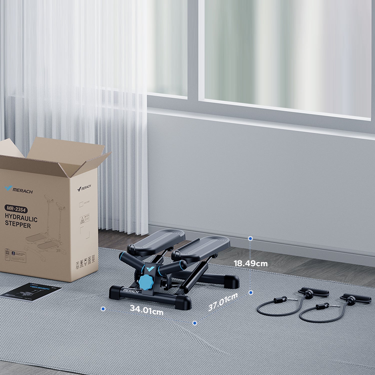 Merach 2354B2 2-in-1 Mini Stepper
