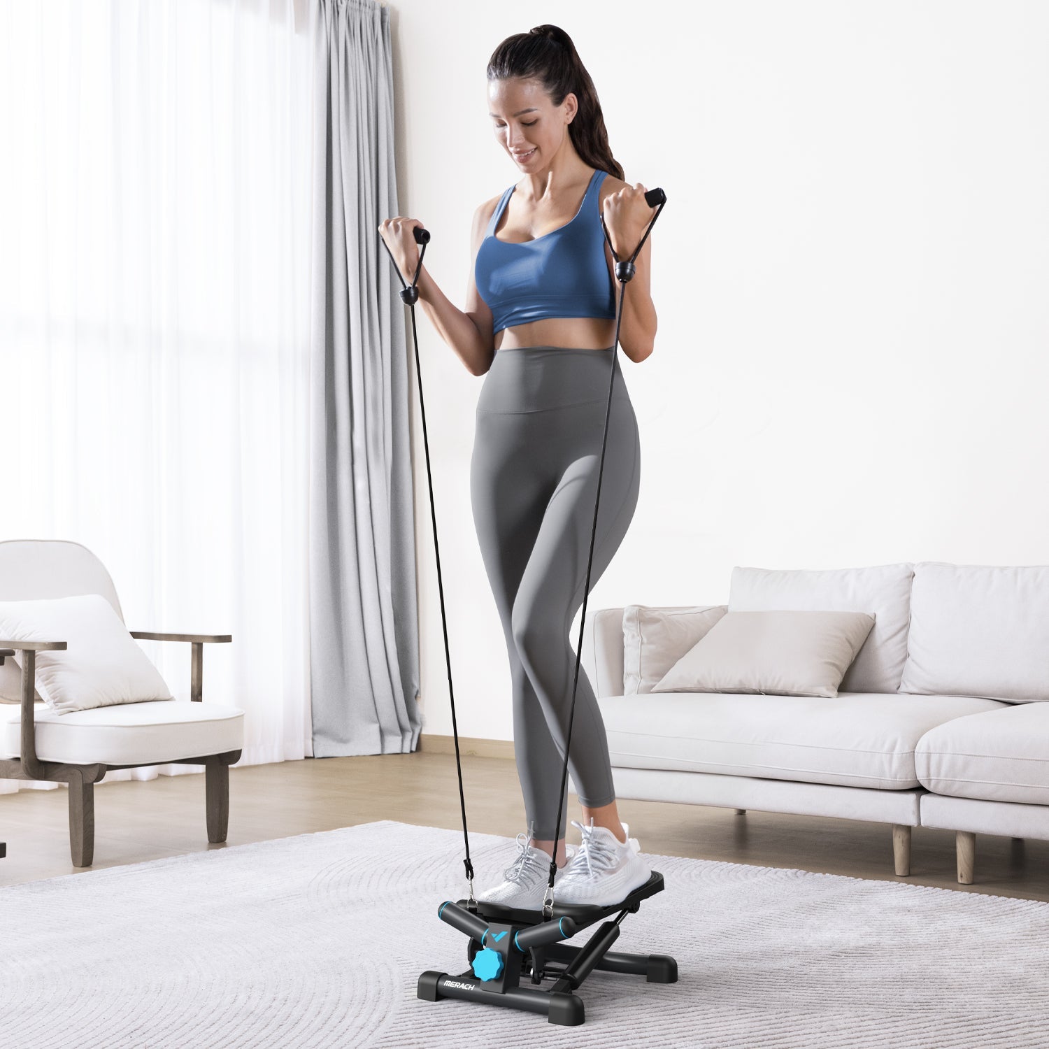 Merach 2354B2 2-in-1 Mini Stepper