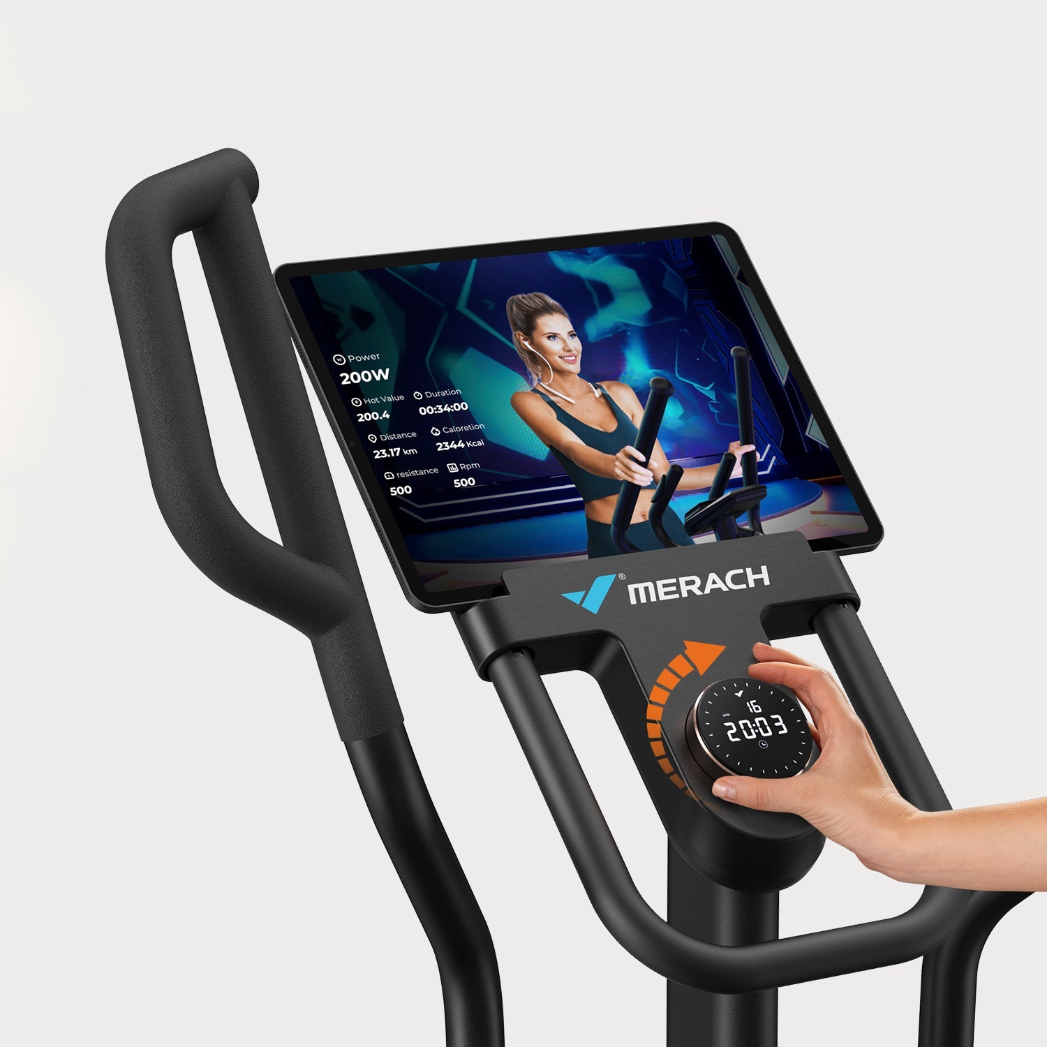 Merach E27B1 Elliptical Trainer with Automatic Resistance