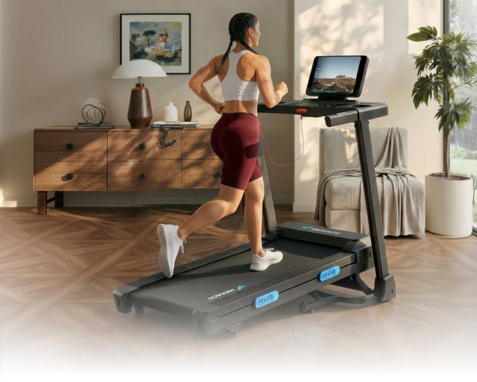 Merach T12B1 Foldable Treadmill with 6% Incline
