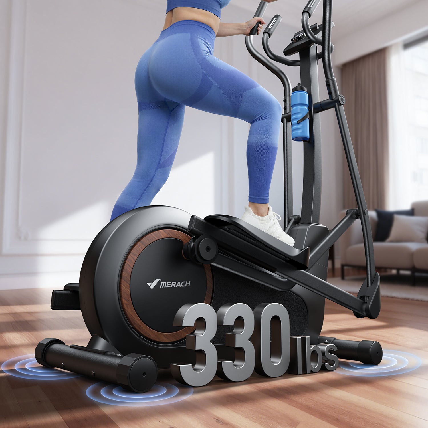 Merach E33B3 Self-Powered Elliptical Trainer