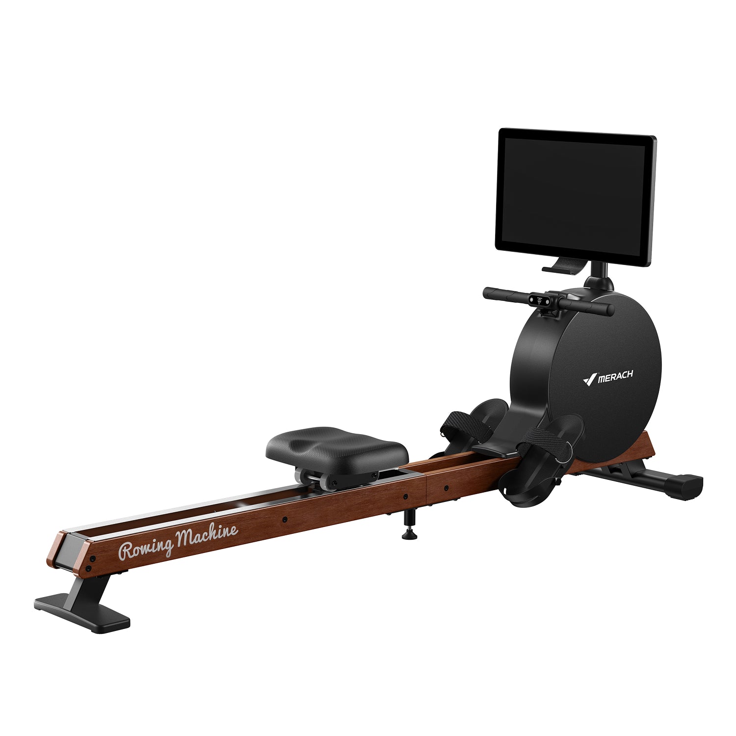 Merach Q3 Aura Rowing Machine with 21.5-inch HD Screen