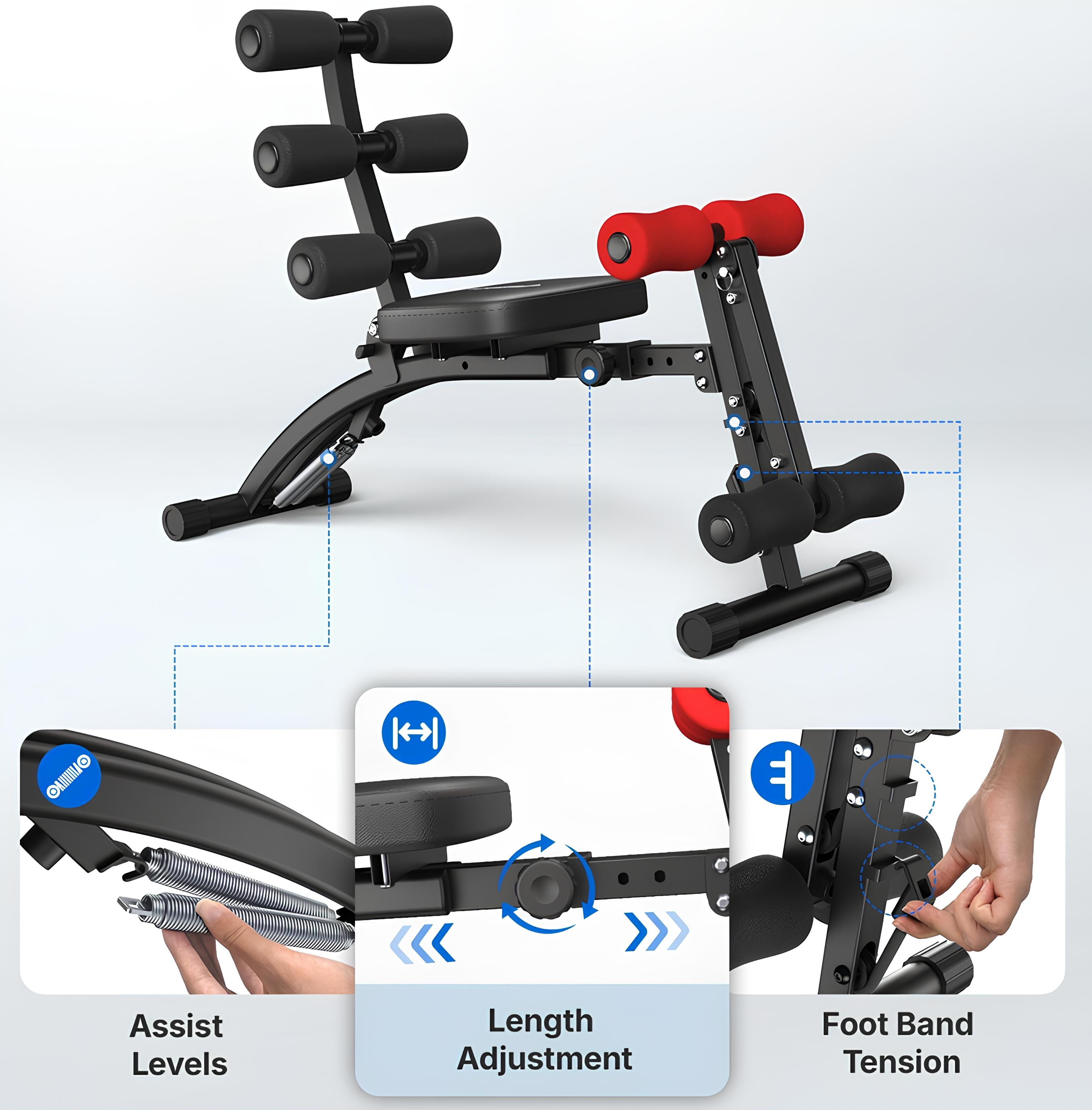 Merach 2415B1 Ab Workout Machine