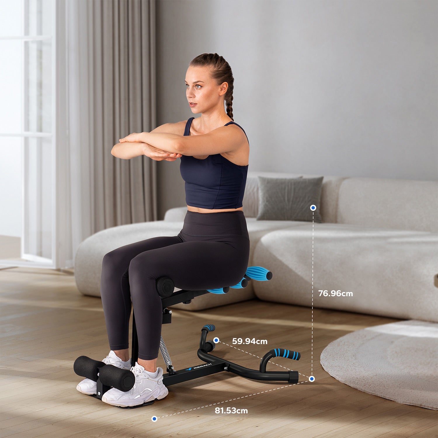 Merach 2417B1 Squat Trainer for Home