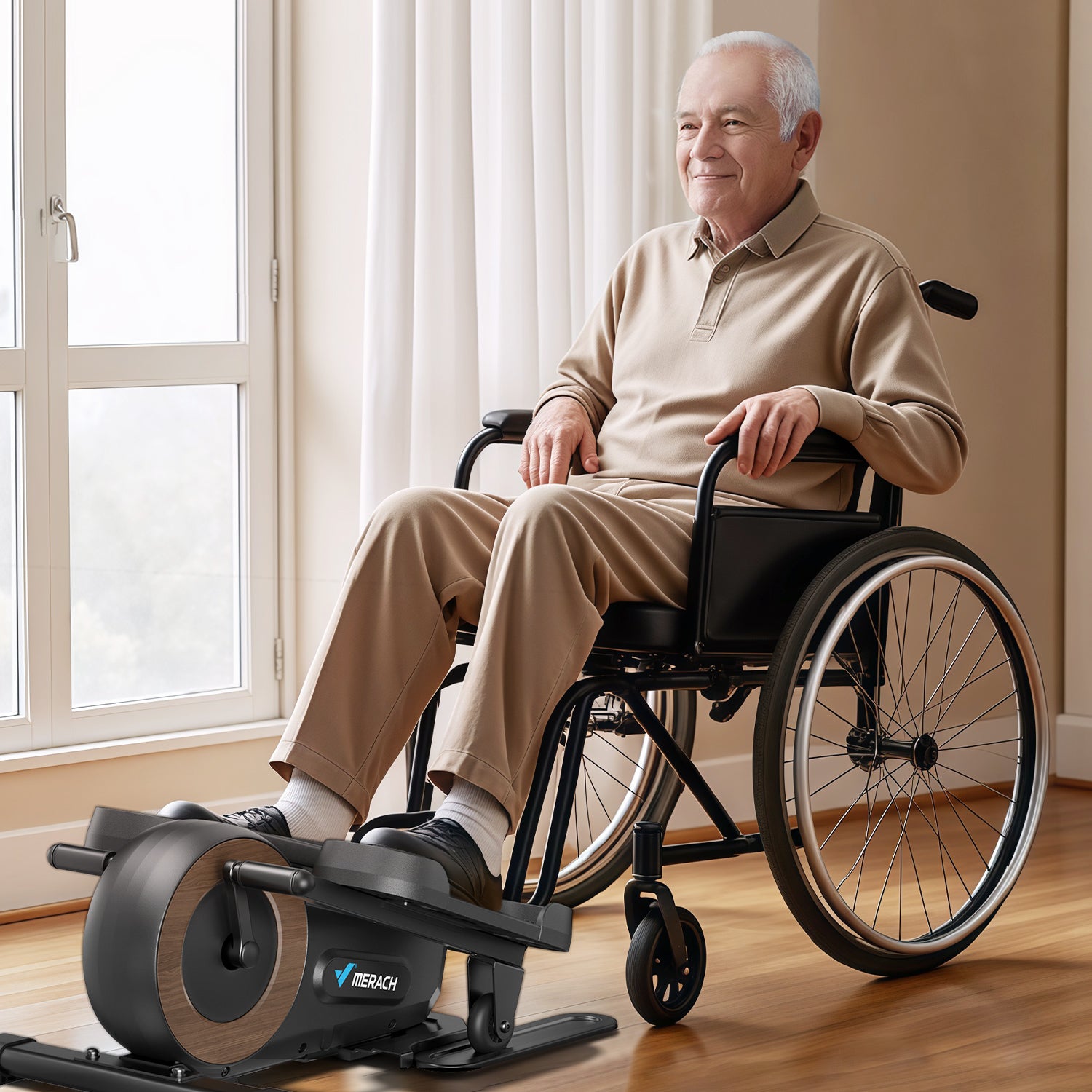 Merach E43B1 Mini Elliptical Trainer