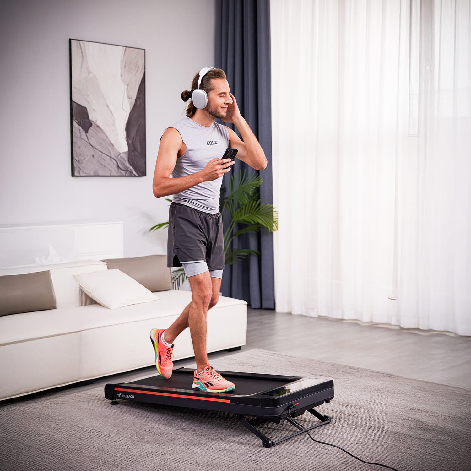 Merach W50 Treadmill with 12% Auto Incline