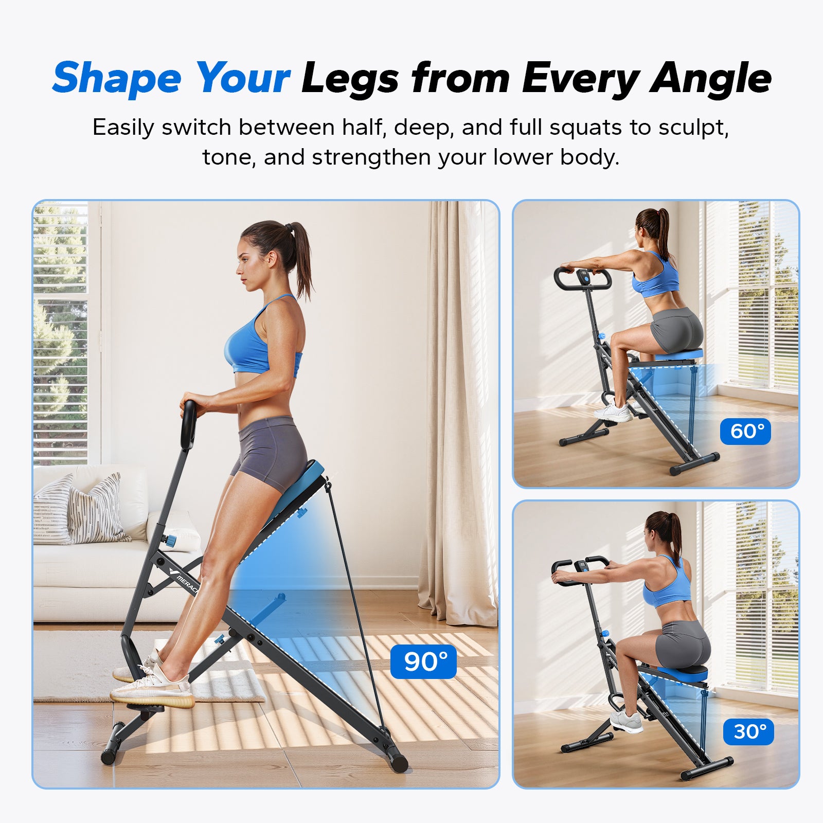 Merach R07 Foldable Home Squat Machine