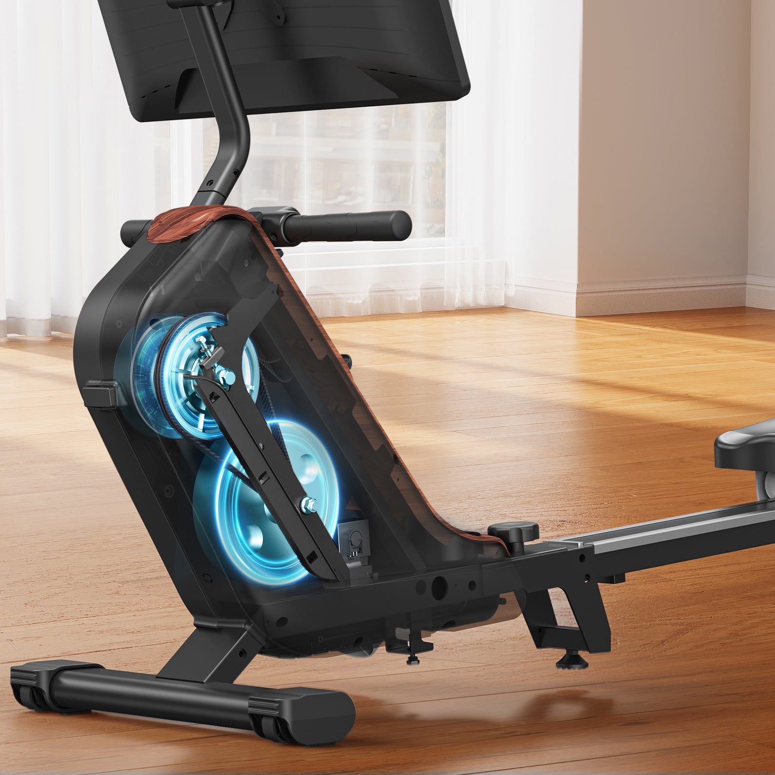 Merach R15 Pro 3.0 Magnetic Rowing Machine with HD Screen