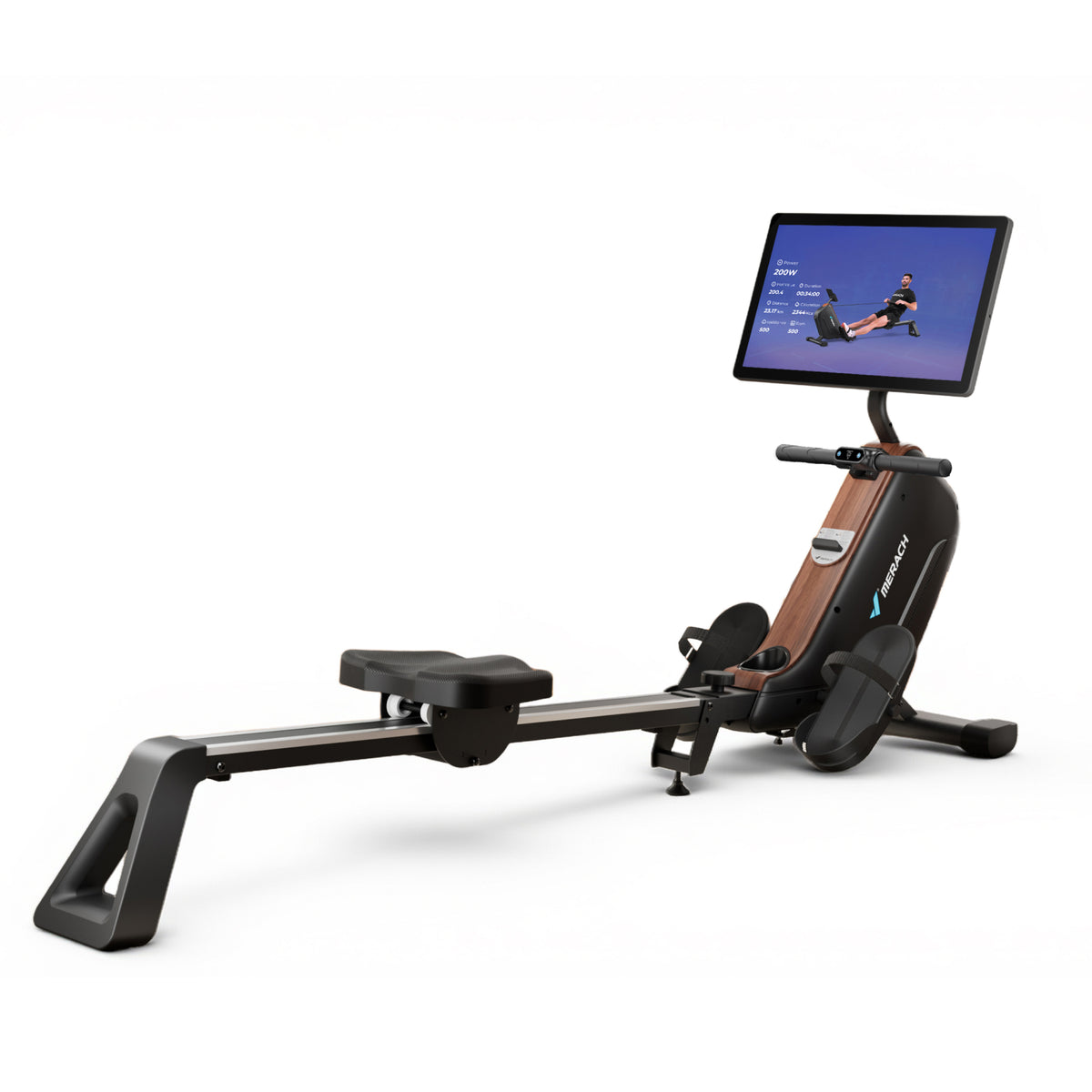 Merach Novarow R53 Rowing Machine Merach R15 Pro 3.0 Magnetic Rowing Machine with HD Screen