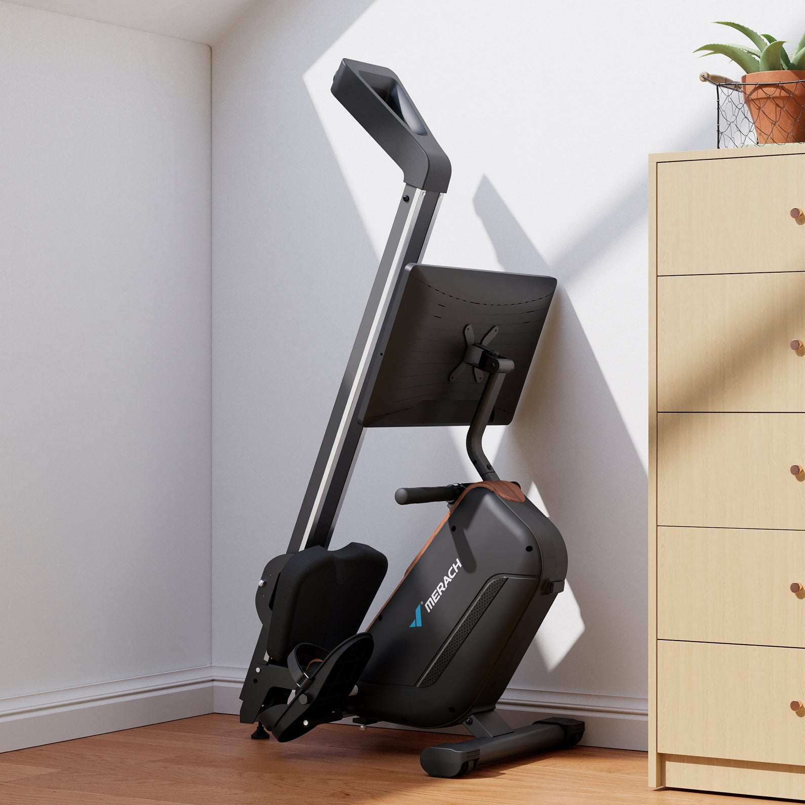 Merach R15 Pro 3.0 Magnetic Rowing Machine with HD Screen