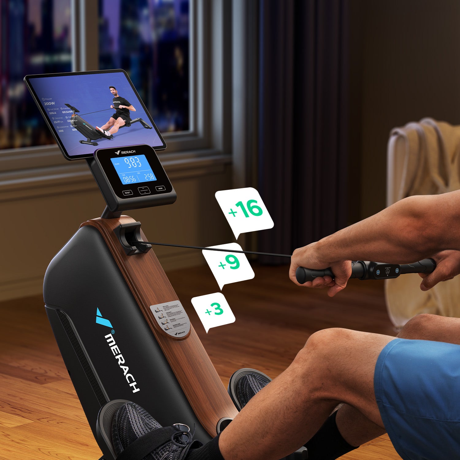 Merach R15 Pro Magnetic Rowing Machine