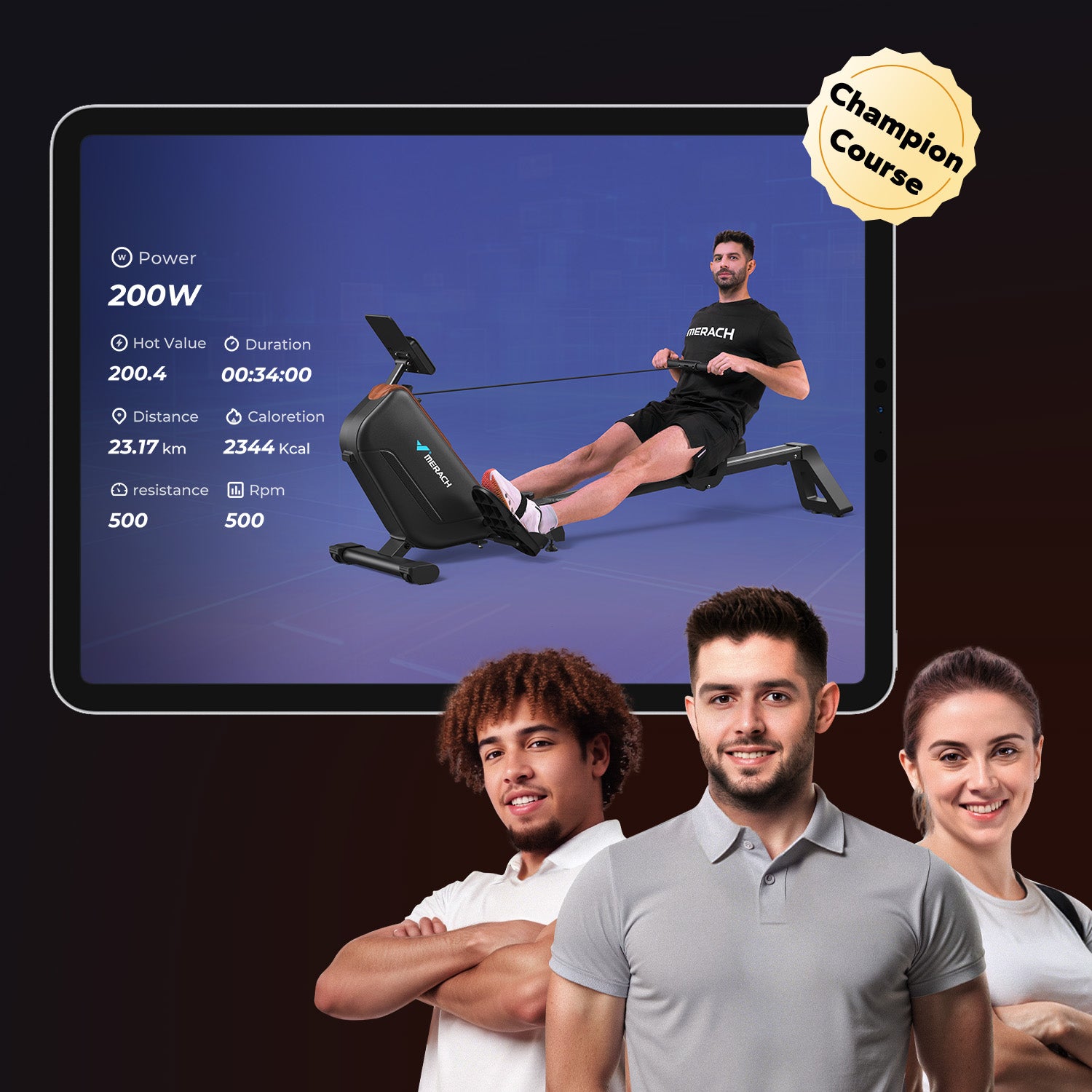 Merach R15 Pro Magnetic Rowing Machine