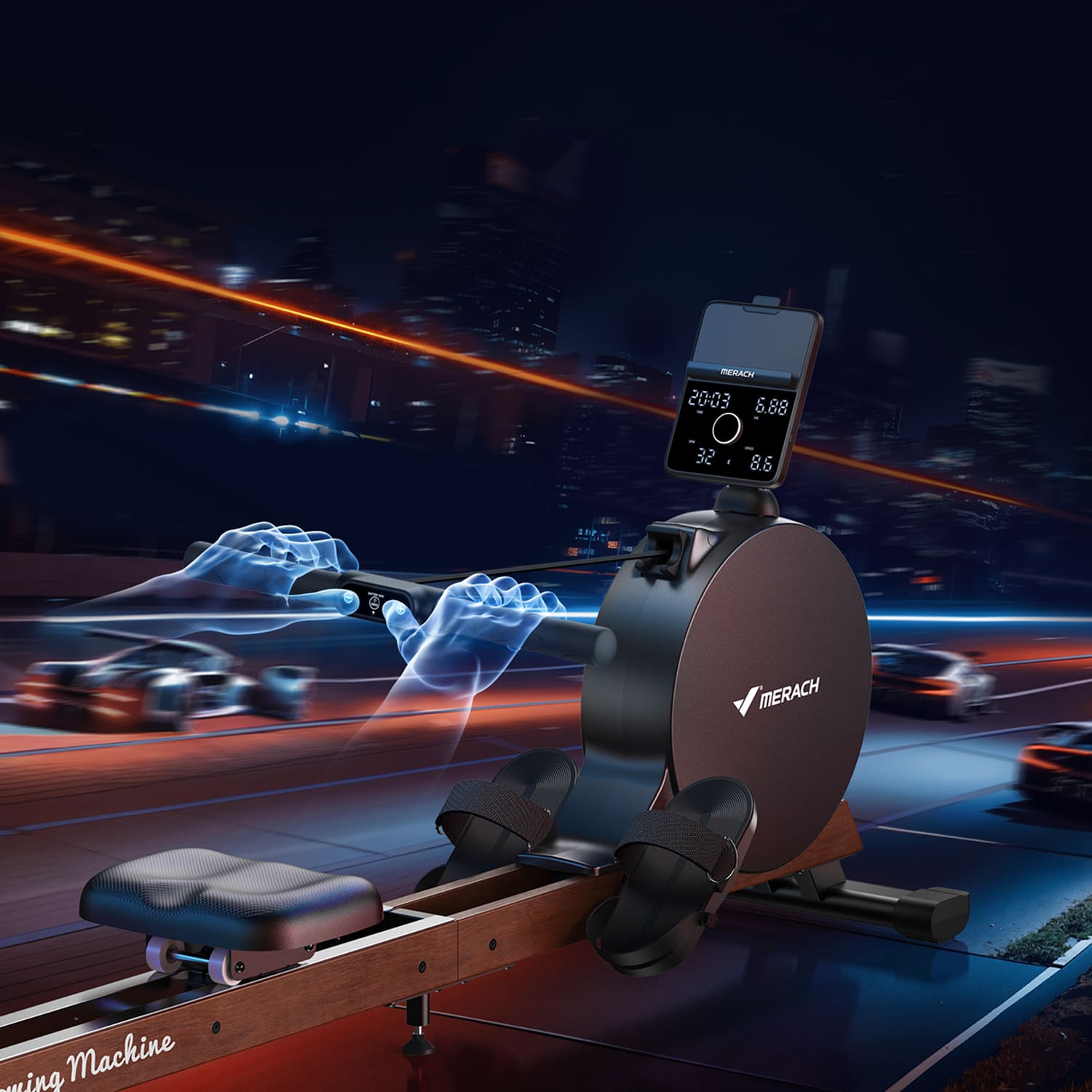 Merach Q3 Magnetic Rowing Machine