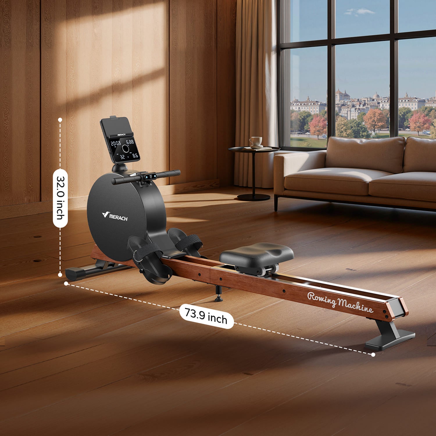 Merach Q3 Magnetic Rowing Machine
