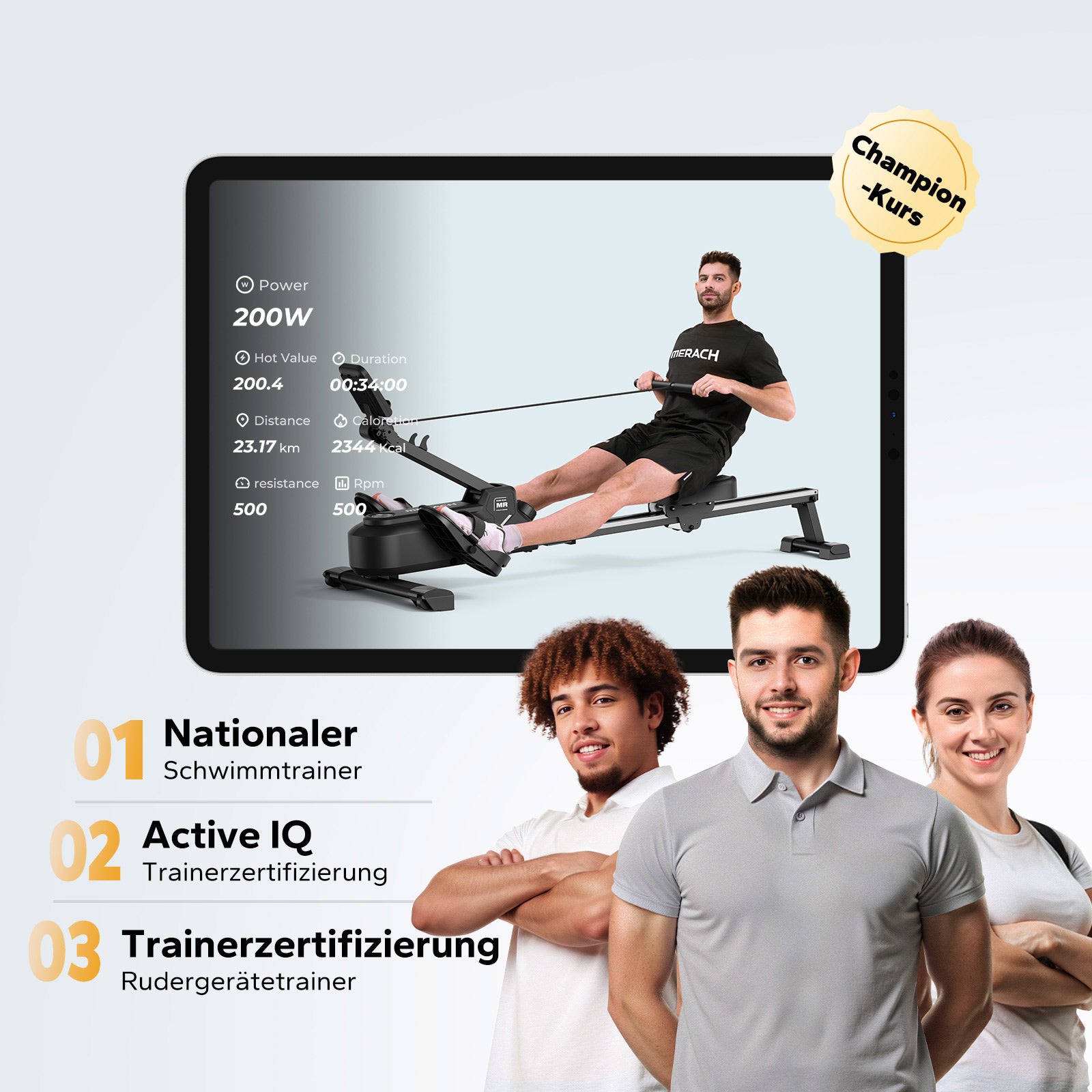 Merach R25B1 Magnetic Rowing Machine