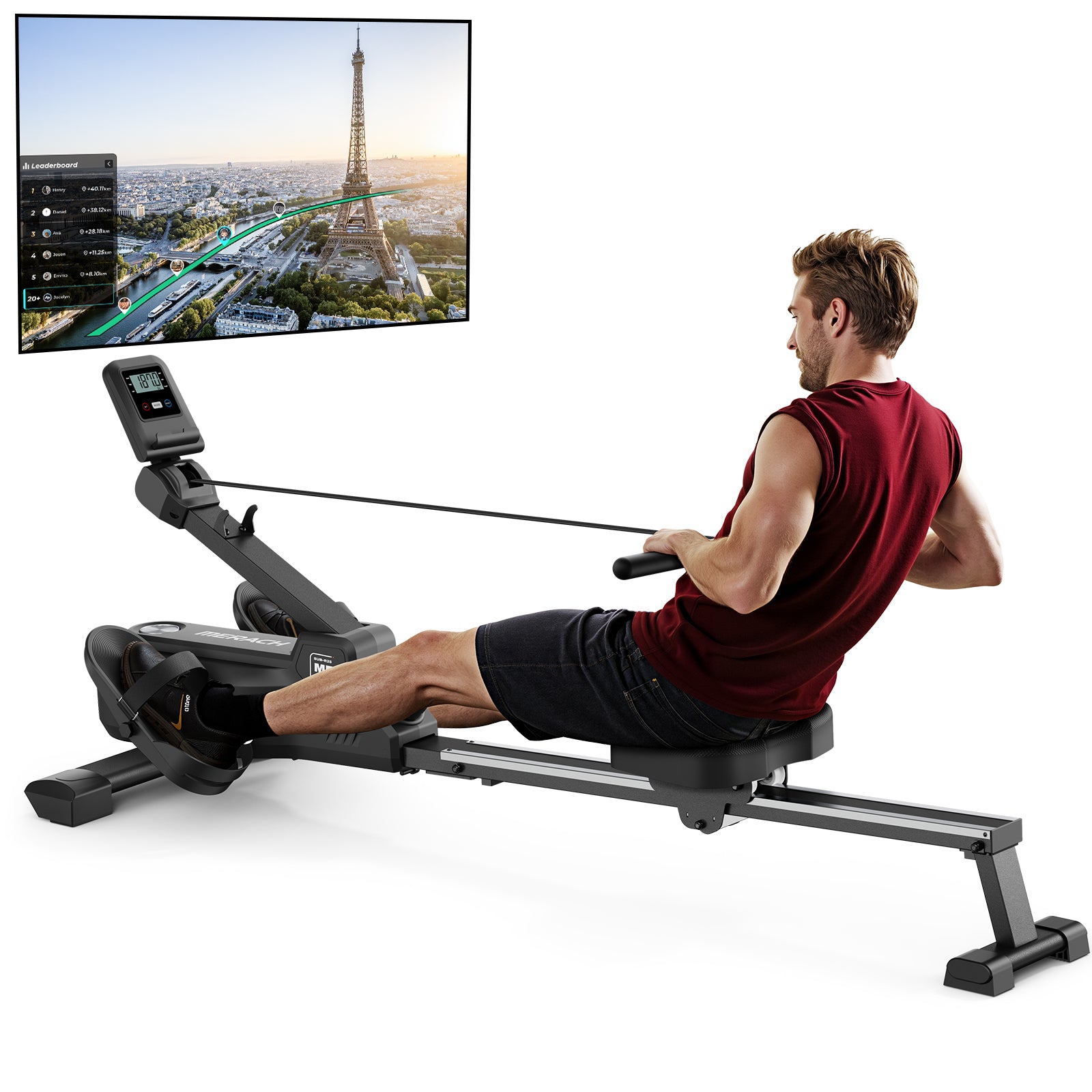 Merach R25B1 Magnetic Rowing Machine