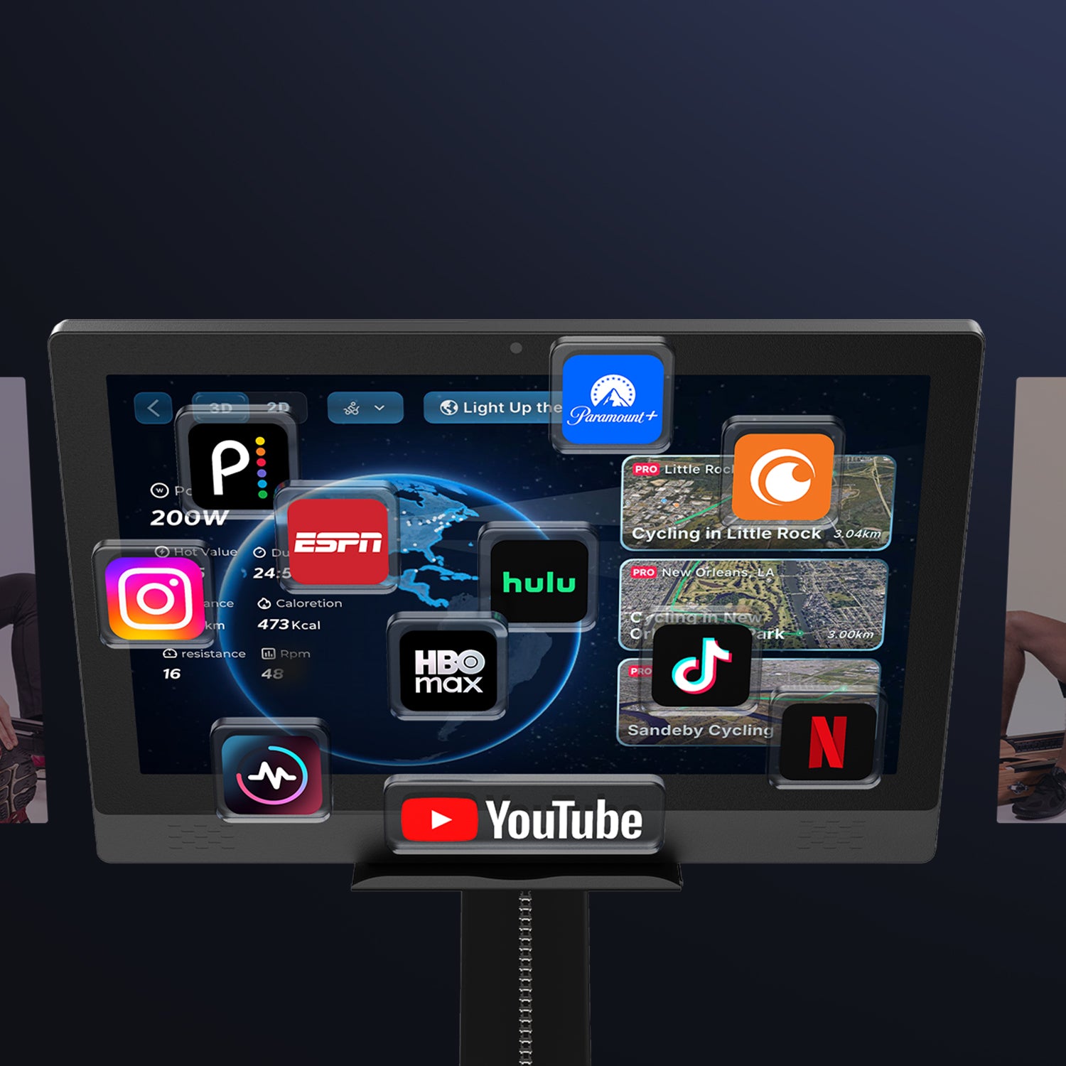 Merach R50 Pro Rowing Machine with with HD Screen