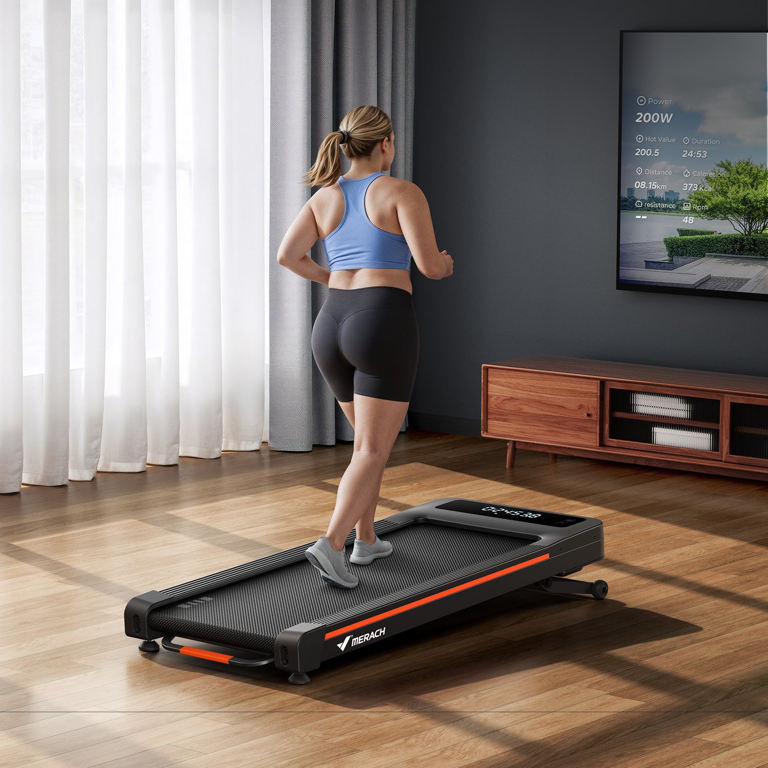 Merach T25B2 Treadmill with 12% Auto  Incline